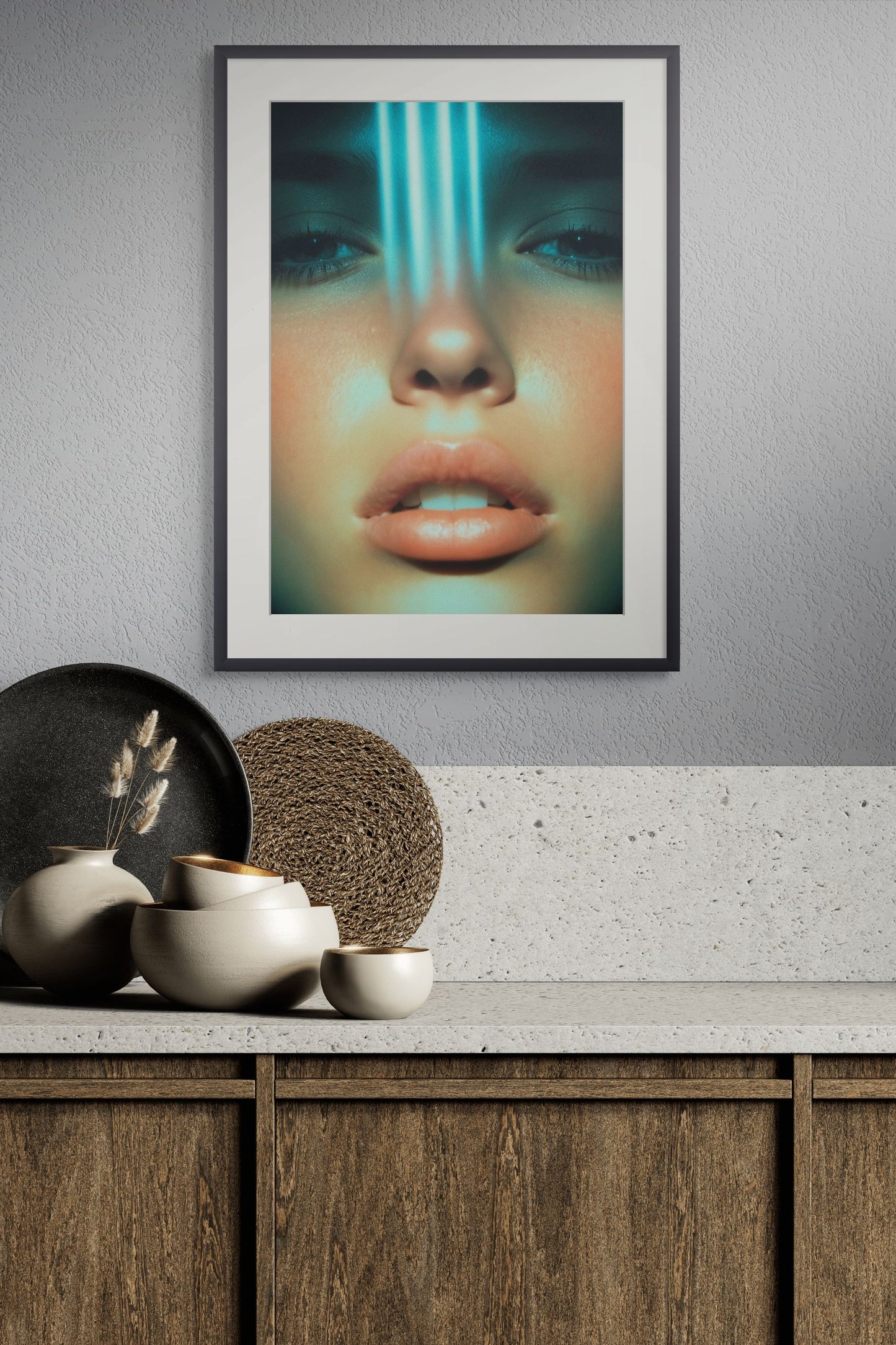 "Outer World" 18 x 12 in. | AI Art | Limited Edition | Signed